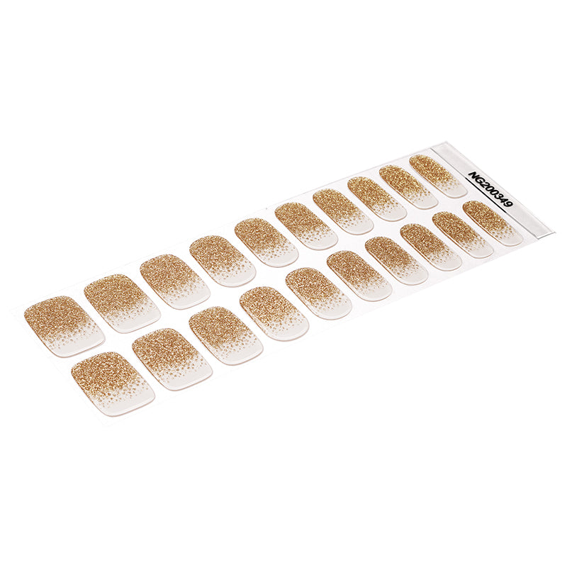MeoMagic ongles press-on / autocollants pour ongles en gel - 20 patchs (couleur 14-151)