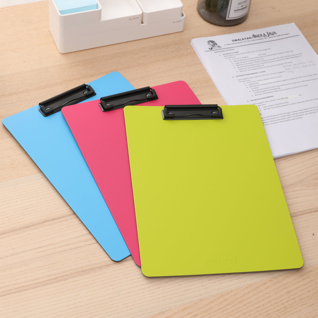 Deli Tablette d'écriture, Tablette de bureau, A4, Lot de 3