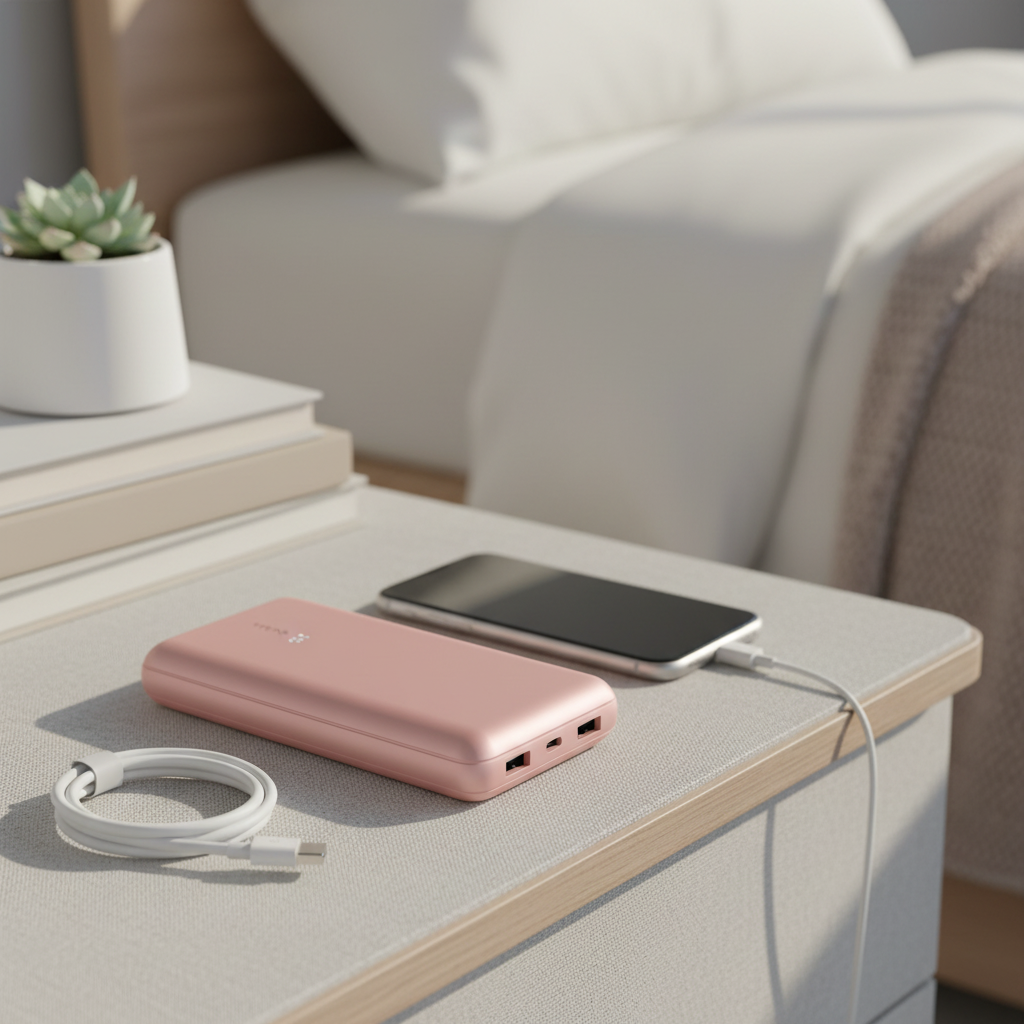 Belkin BOOST CHARGE™ Batterie externe 20 000 mAh avec ports USB-A et USB-C, 15 W - Or rose