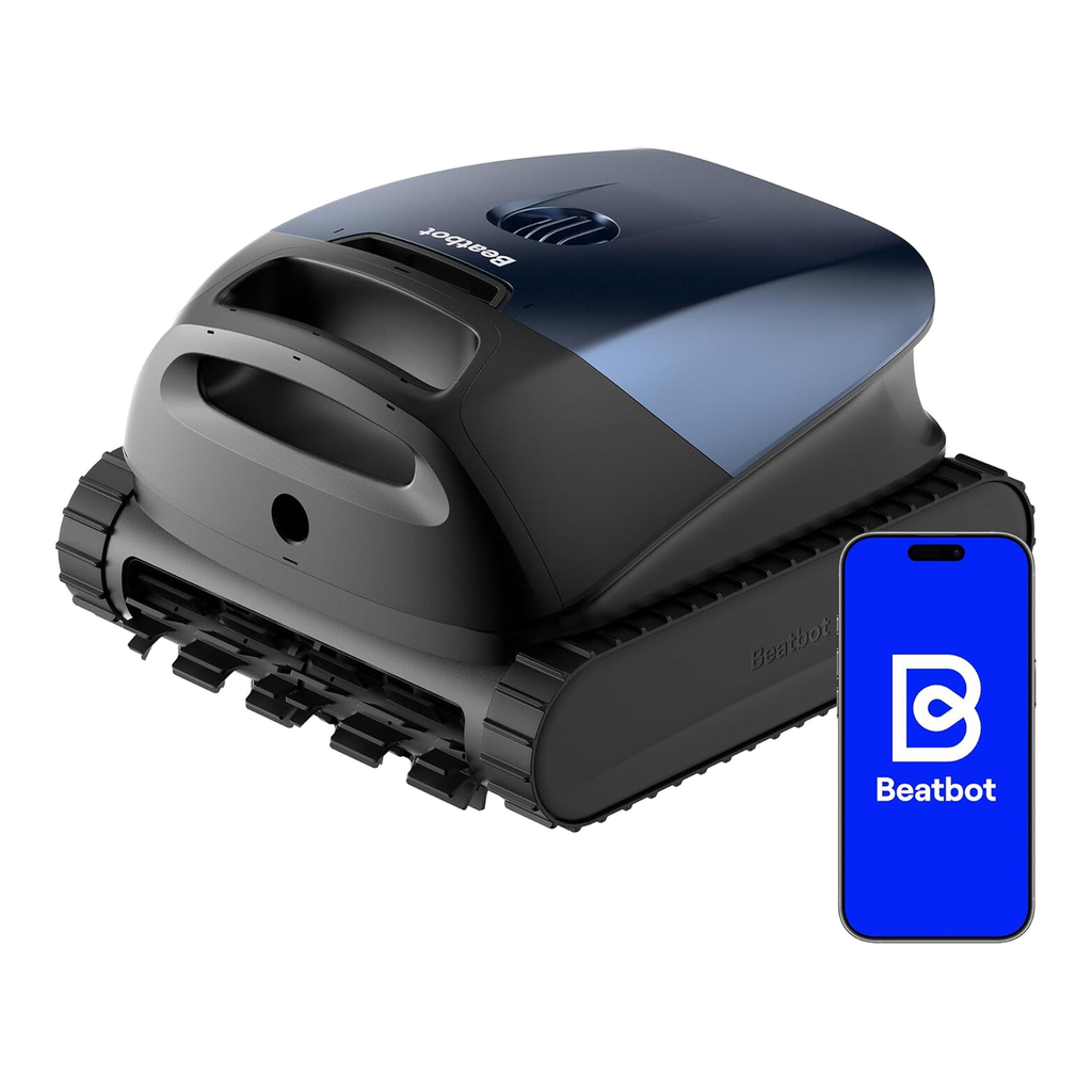 Beatbot M10 Version Robot de Piscine Sans Fil — Fond/Parois/Ligne d'Eau/Plages Sous-marines, Aspiration 25 700 L/h, Stationnement Intelligent sur la Ligne d'Eau