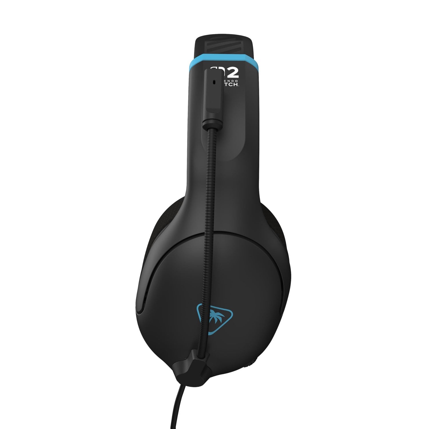 TURTLE BEACH Airlite Fit Casque Gaming Filaire (Prise 3.5mm) - Micro Muet par Basculement - Nintendo Switch 2, Switch, Switch OLED, Switch Lite, PC & Mobile - Noir Carbon