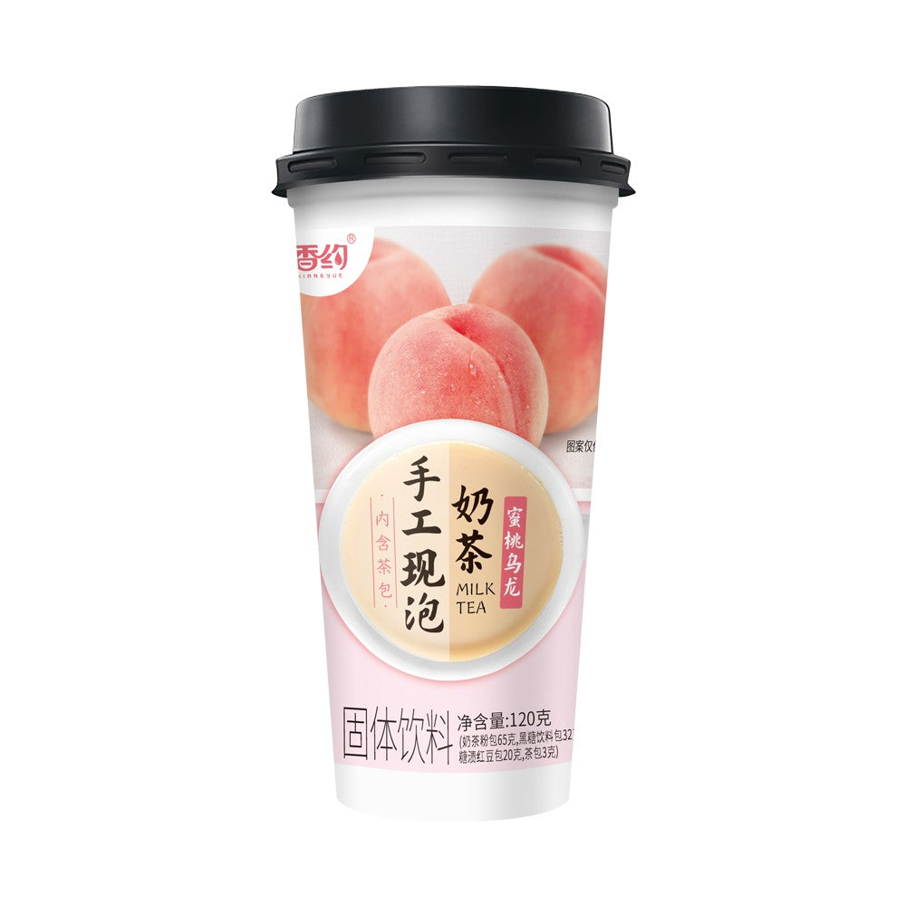 Xiang Yue Thé au lait artisanal fraîchement infusé (Oolong à la pêche) 120 g