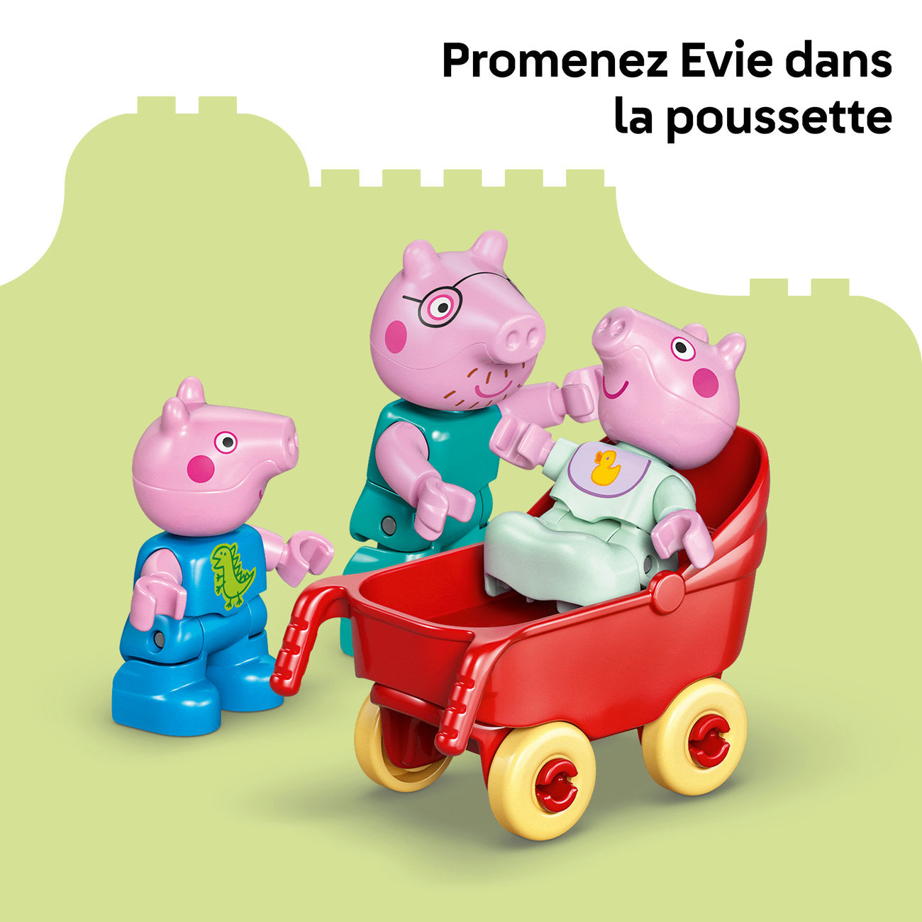 LEGO DUPLO Peppa Pig Maison de la Famille 10467 Set de Jouets de Construction avec 5 Figurines (84 Pièces)