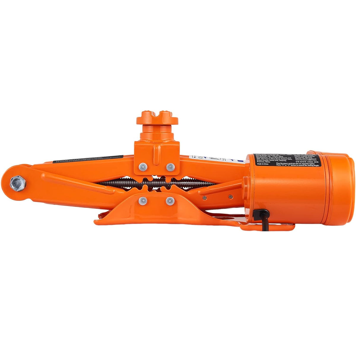 VEVOR Cric électrique pour voiture 3 t/2993,7 kg 12 V, cric à ciseaux électrique à double patin avec télécommande, cric portable pour remplacement de pneus de berline, SUV et camion