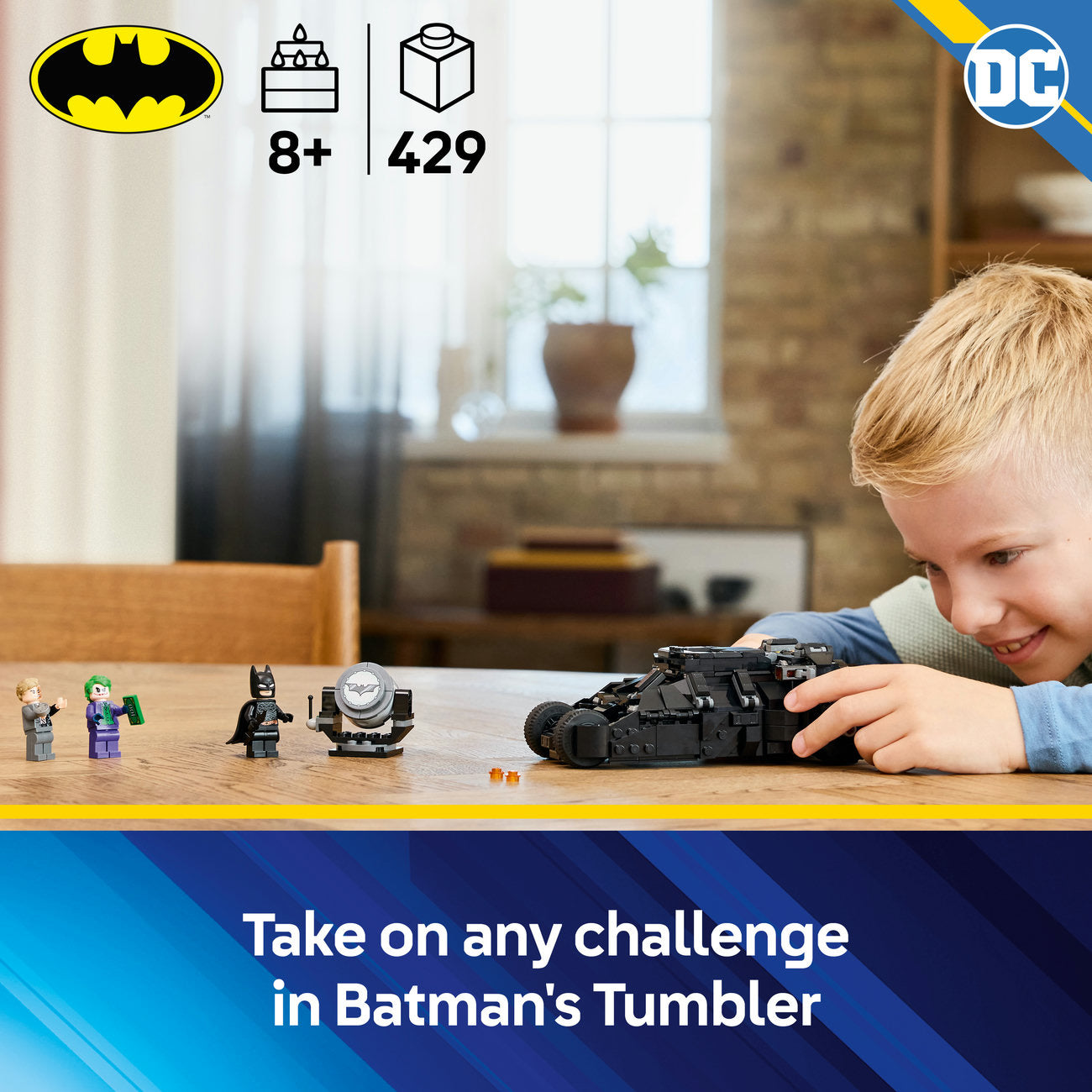 LEGO DC Batman 76303 Ensemble de Construction Batman Tumbler vs. Deux-Faces & Le Pingouin
