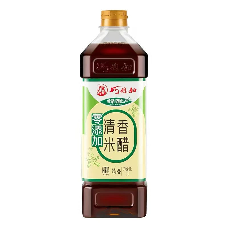 Qiao Xifu – Vinaigre de riz doux et parfumé, brassé naturellement, 1 L