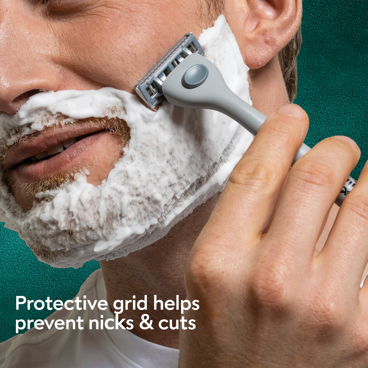 Wilkinson Sword Quattro - Rasoir pour Homme - 1 Manche + 1 Recharge