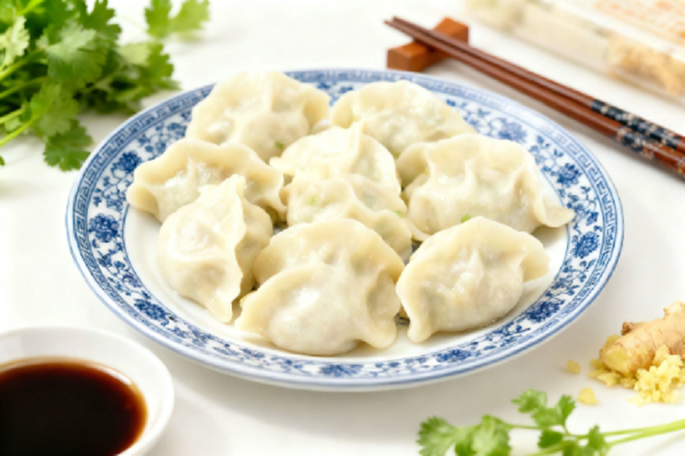 FRESHASIA Raviolis chinois au porc et à la coriandre - 400 g