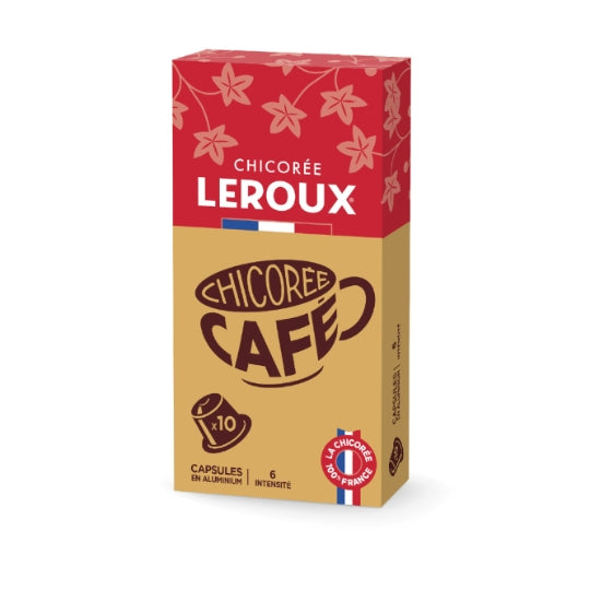 LEROUX Capsules Chicorée Café x10