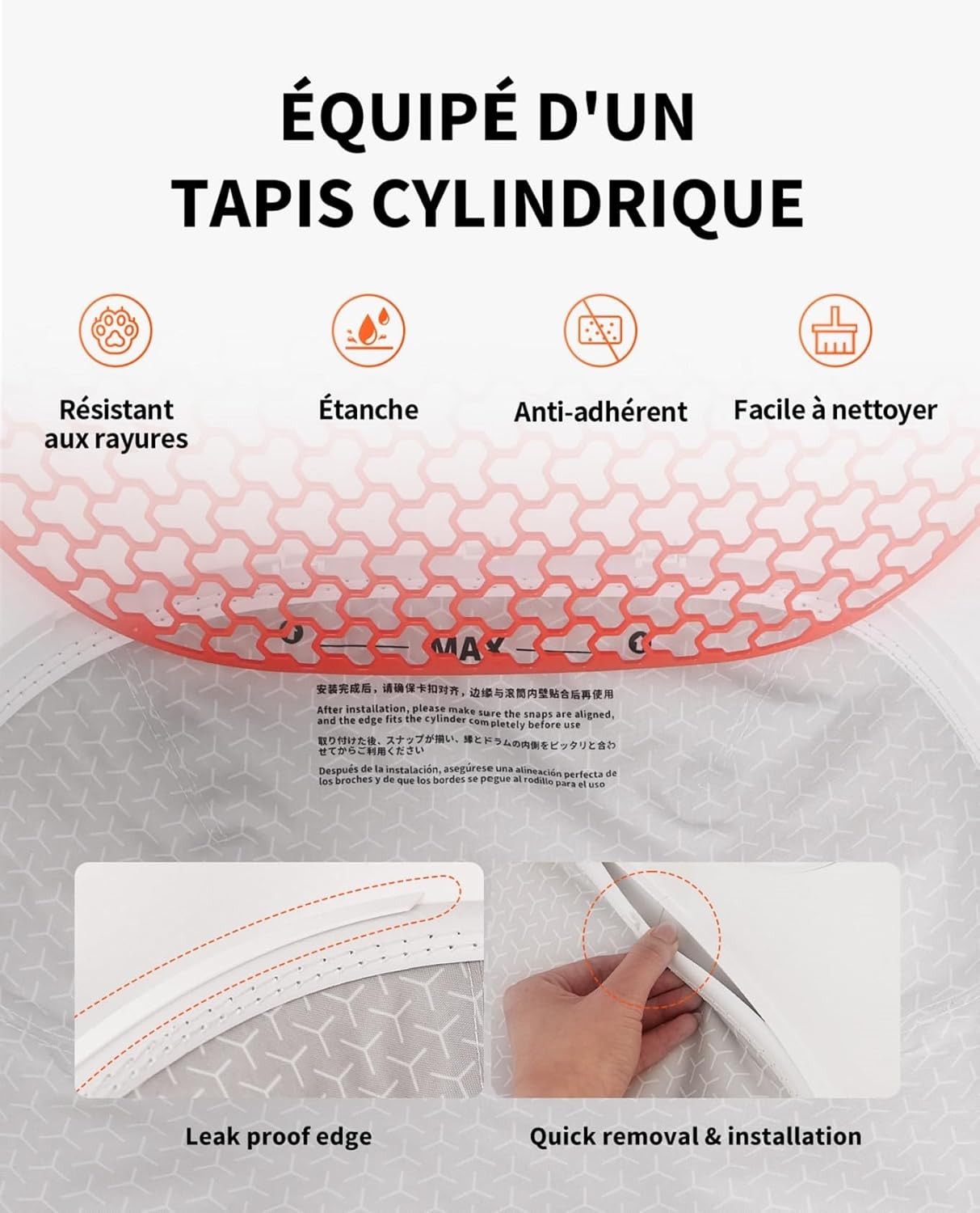 PETKIT Pura Max 2 Bac à litière automatique, 76 L, xSecure, Adapté aux foyers avec plusieurs chats (Désodorisant et tapis de litière offerts, N50 inclus, 2 sacs à déchets inclus)