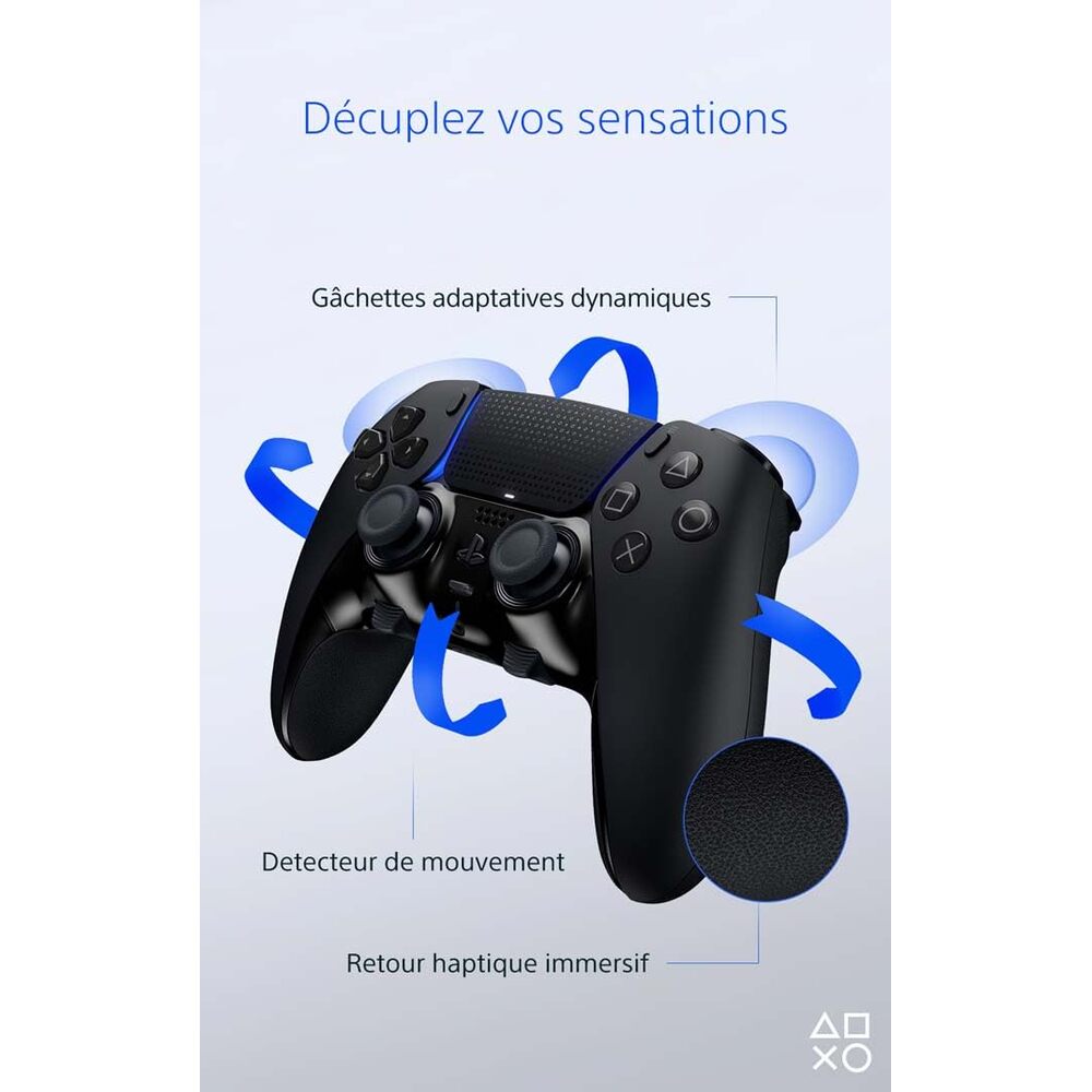 Sony Manette PS5 sans fil Dualsense Edge - Midnight Black