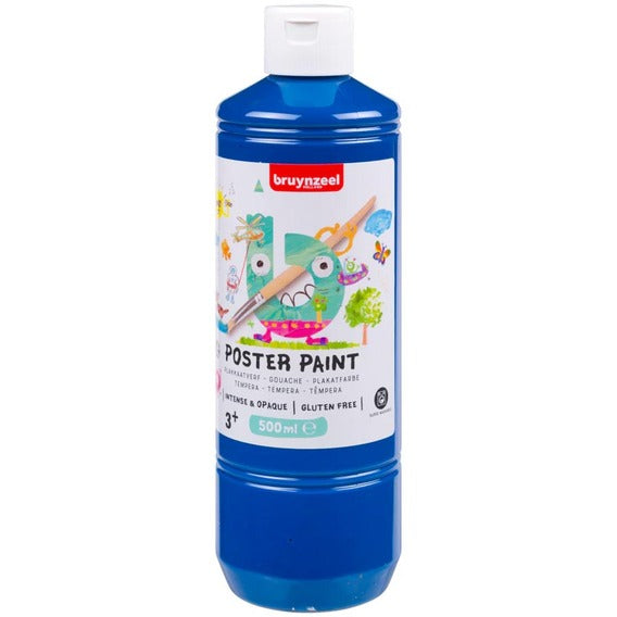 Amsterdam Gouache pour affiche - Bleu foncé - 500 ml