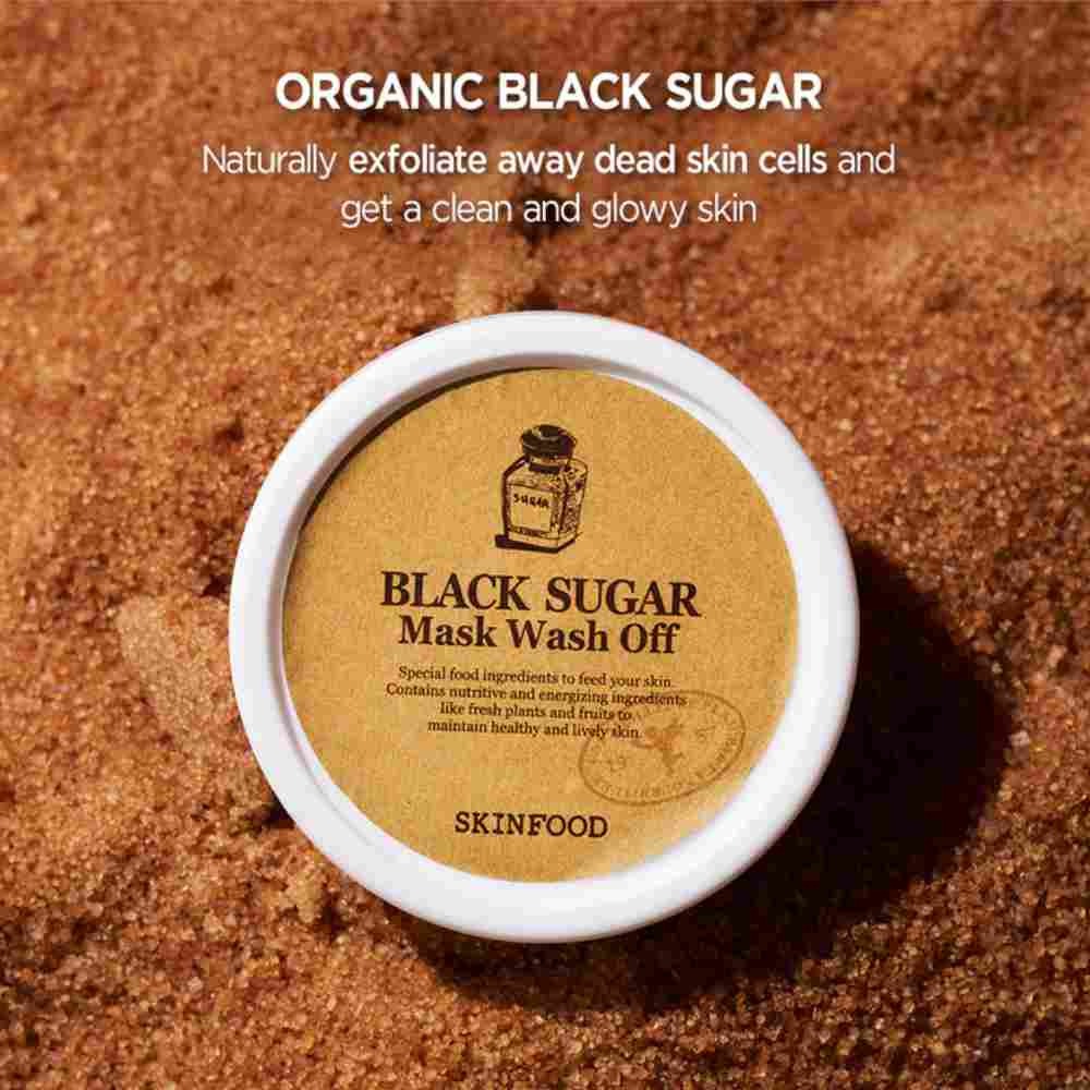 SKINFOOD Masque Nettoyant Sucre Noir 120 g