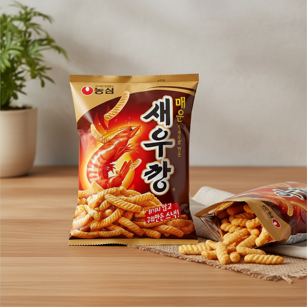 Nongshim Chips de crevettes épicés - 75 g