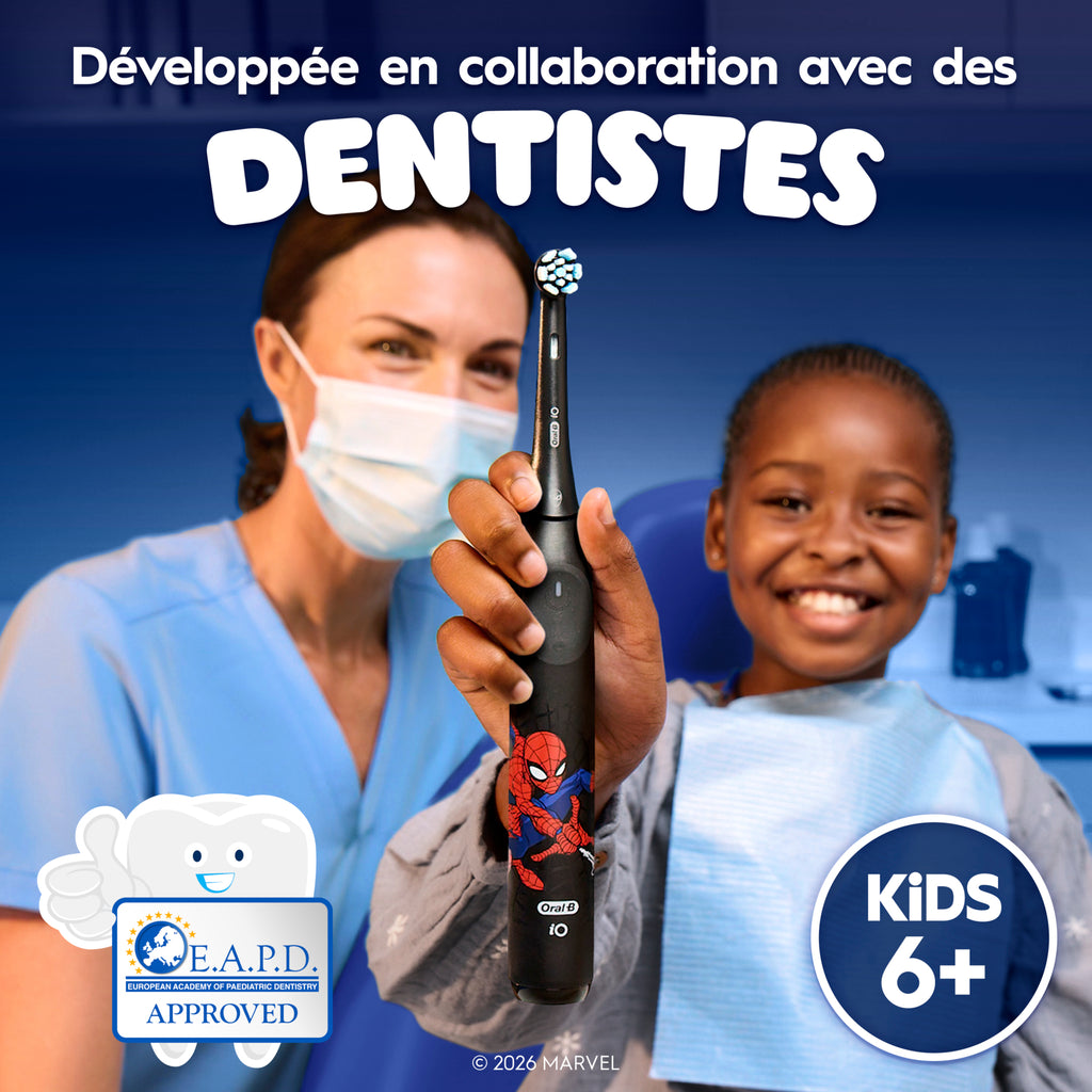 Oral-B iO Enfants 6 ans et plus Spider-Man Brossettes pour brosse à dents électrique x3