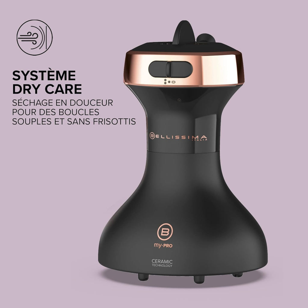 Bellissima My Pro DF1 3000 Sèche-cheveux diffuseur avec moteur DC 700 W, technologie céramique, Dry Care System et système Curl Boost