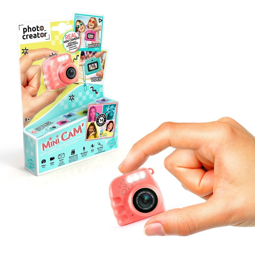 Canal Toys – Photo Creator – Appareil Photo Numérique Mini Cam’ – avec porte-clé inclus – CLK 050