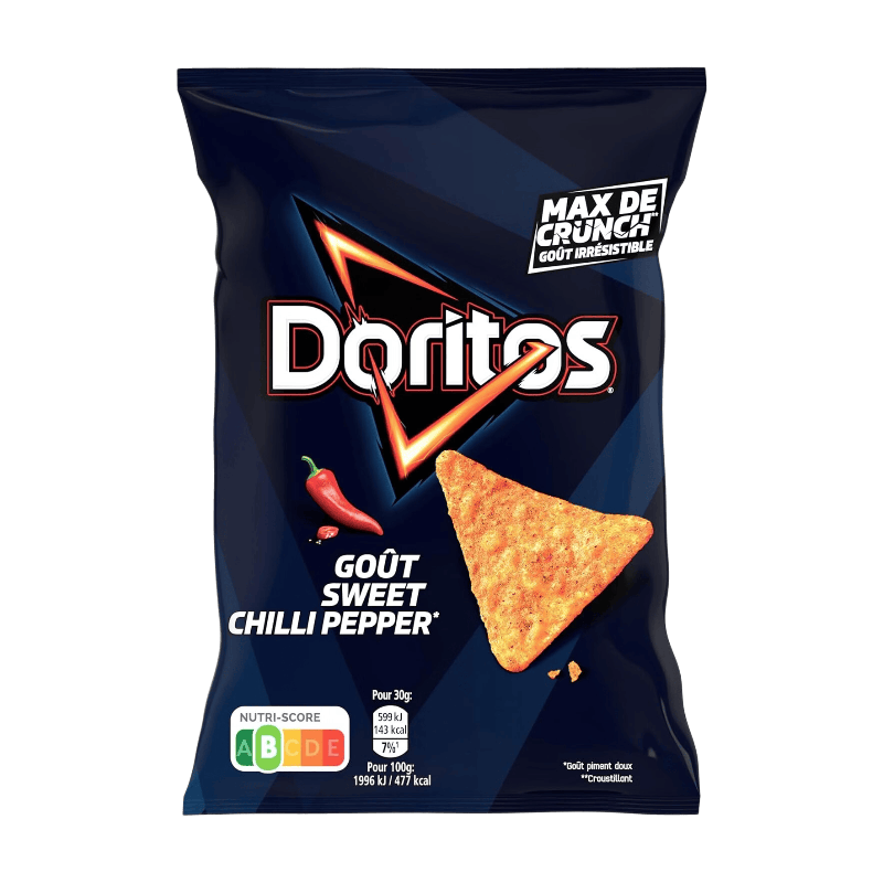 Doritos Chips de Tortilla Saveur Piment Doux, 160 g