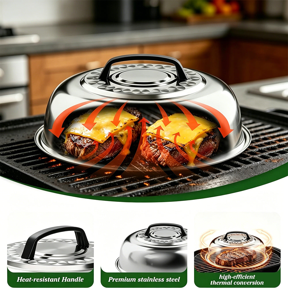 Huacan Set d'ustensiles pour barbecue en acier inoxydable 27 pièces