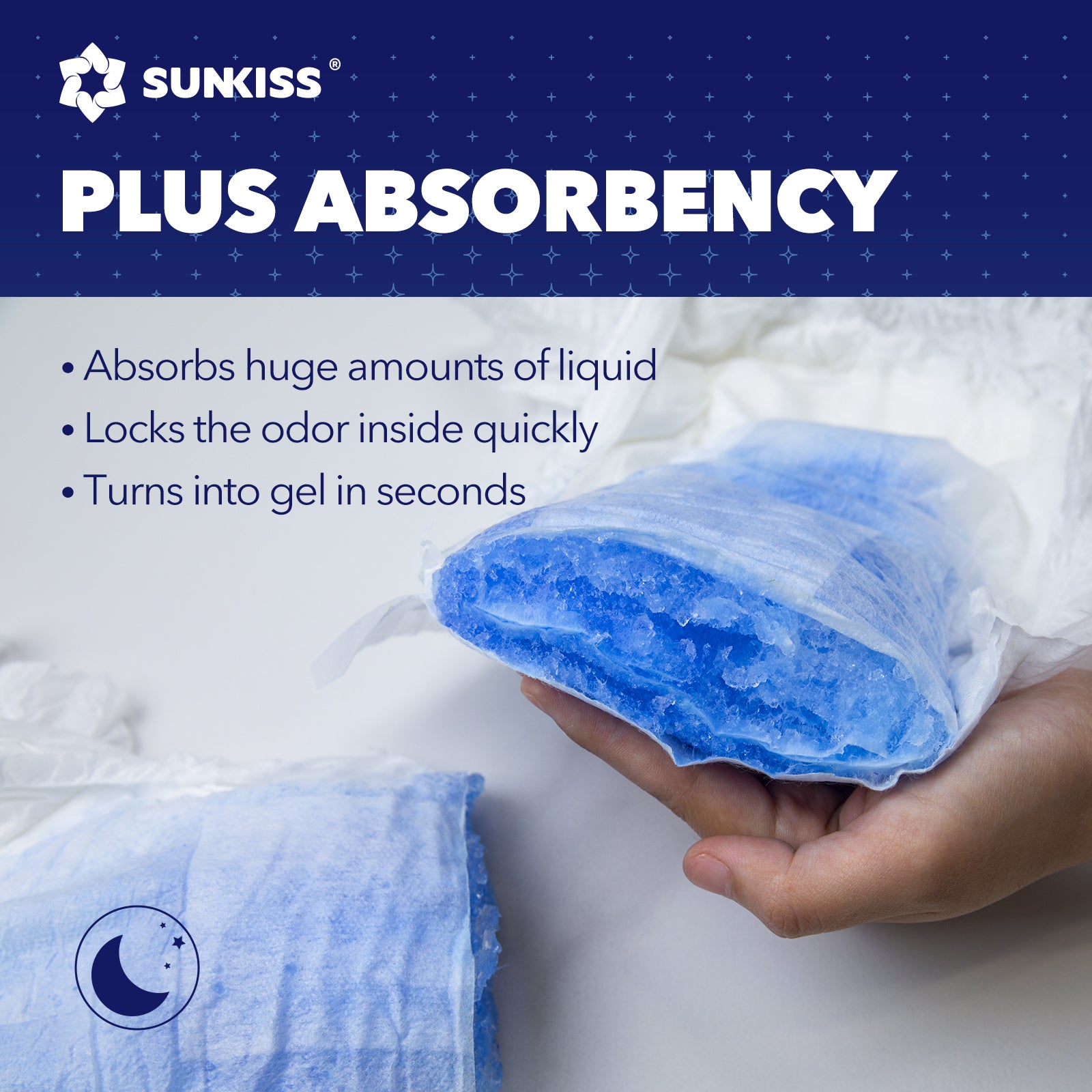 SUNKISS TrustPlus Sous-vêtements jetables pour incontinence pour hommes et femmes, culottes absorbantes adultes, absorption élevée, protection antifuites, contrôle des odeurs, Très grande taille nuit, 16 unités