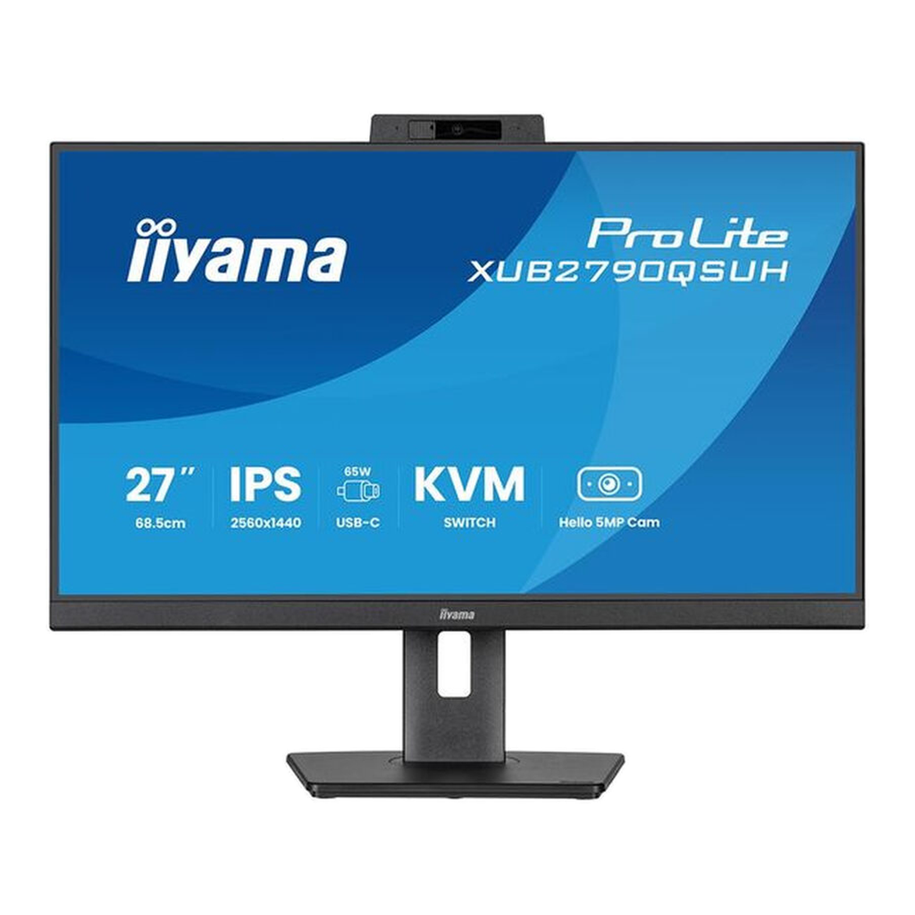 iiyama ProLite XUB2790QSUH-B2 computer monitor 68,6 cm (27") 2560 x 1440 Pixels Wide Quad HD LED Zwart
