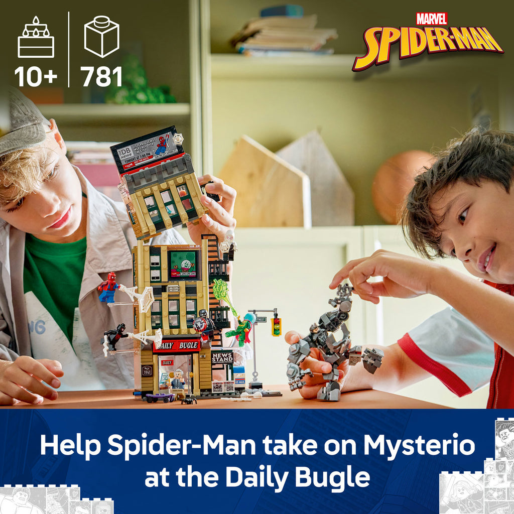 LEGO Super Heroes 76342 Spider-Man vs. Mysterio : Pack Le Daily Bugle