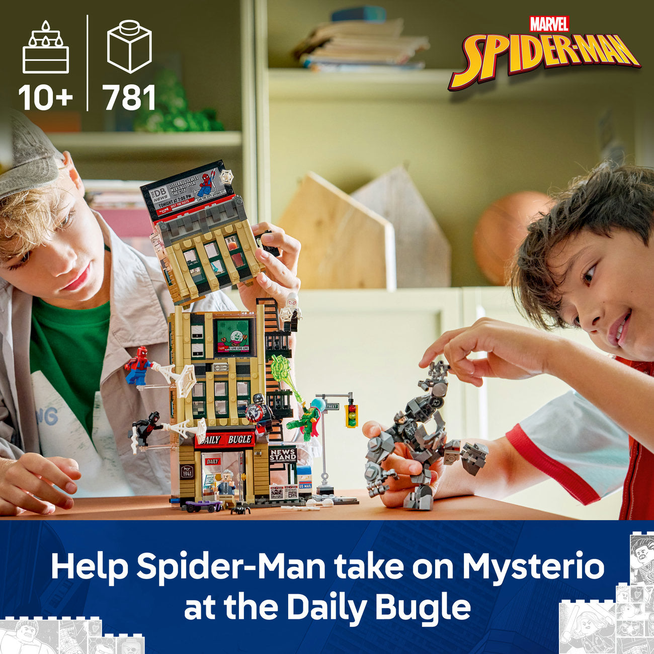 LEGO Super Heroes 76342 Spider-Man vs. Mysterio : Pack Le Daily Bugle