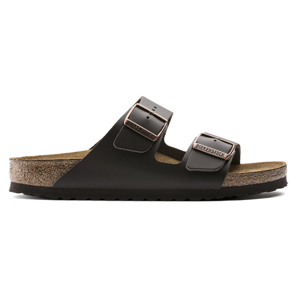 Birkenstock Arizona Cuir naturel Marron foncé