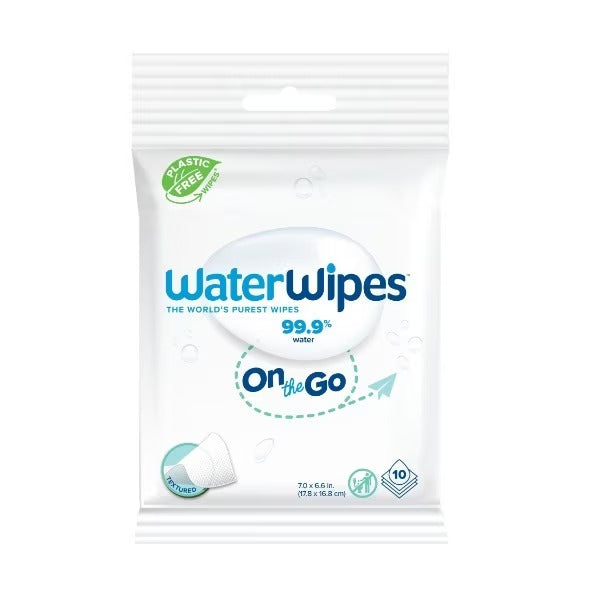 Waterwipes Lingettes pour bébé à emporter 10 lingettes