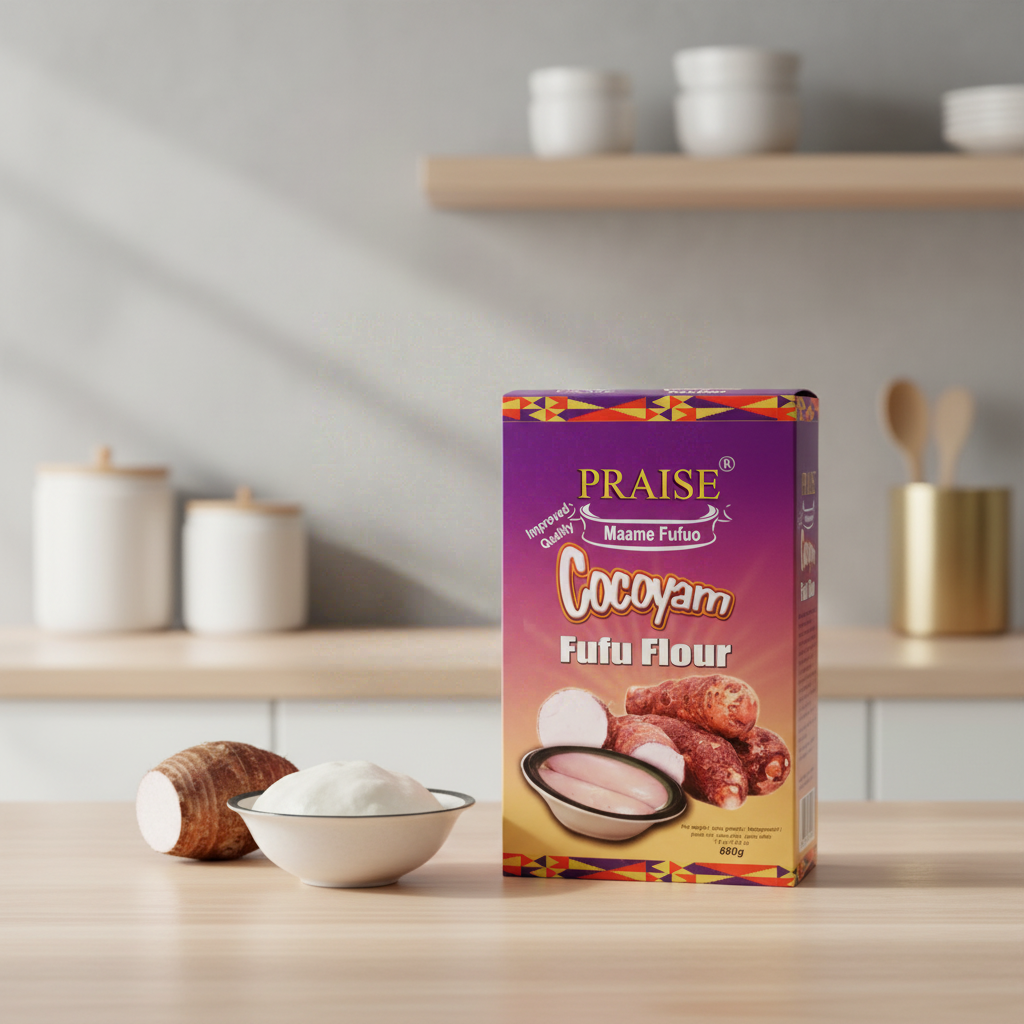 Praise Poudre de fufu au cocoyam - 680 g