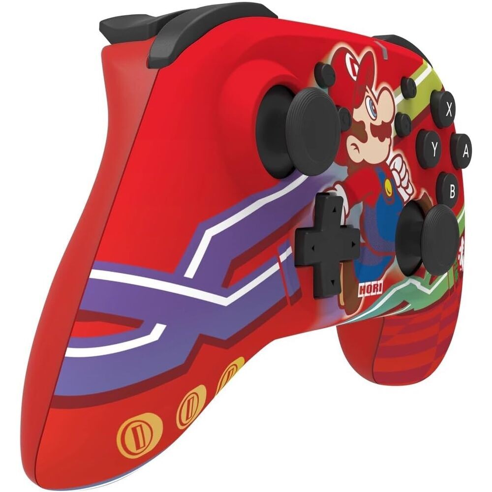 HORI Manette sans fil Horipad pour Switch - Édition Super Mario