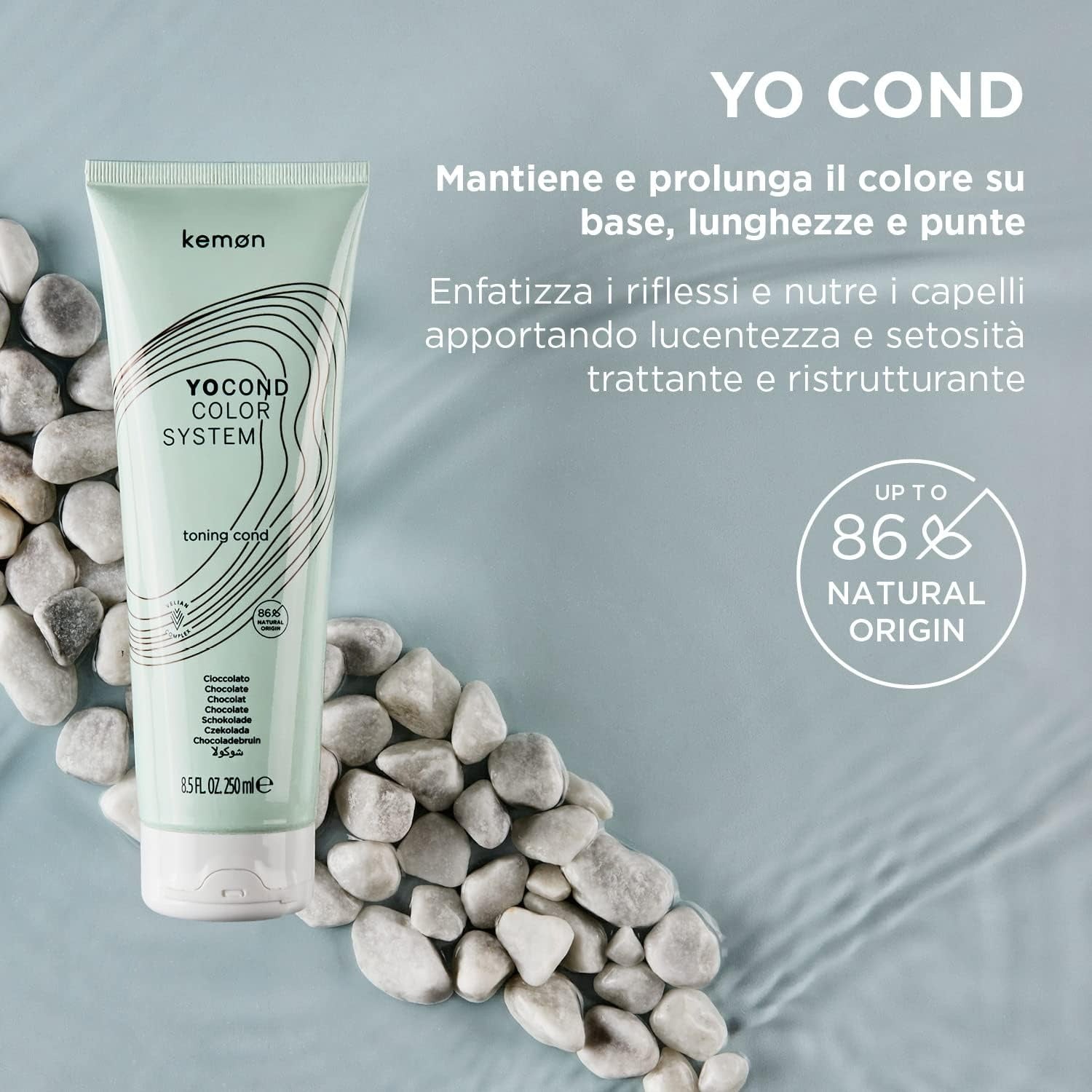 KEMON Yo Cond Color System Après-shampoing colorant, teinte lilas - 250 ml