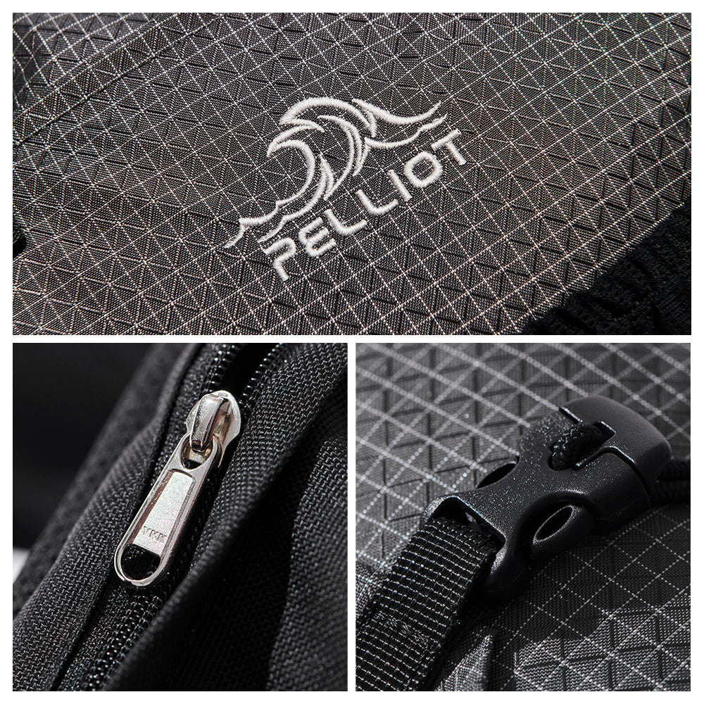 PELLIOT Sac à dos de randonnée Unisexe Voyage Camping Étanche Durable – Spacieux et robuste pour les randonnées de plusieurs jours, Gris roche, 40 L