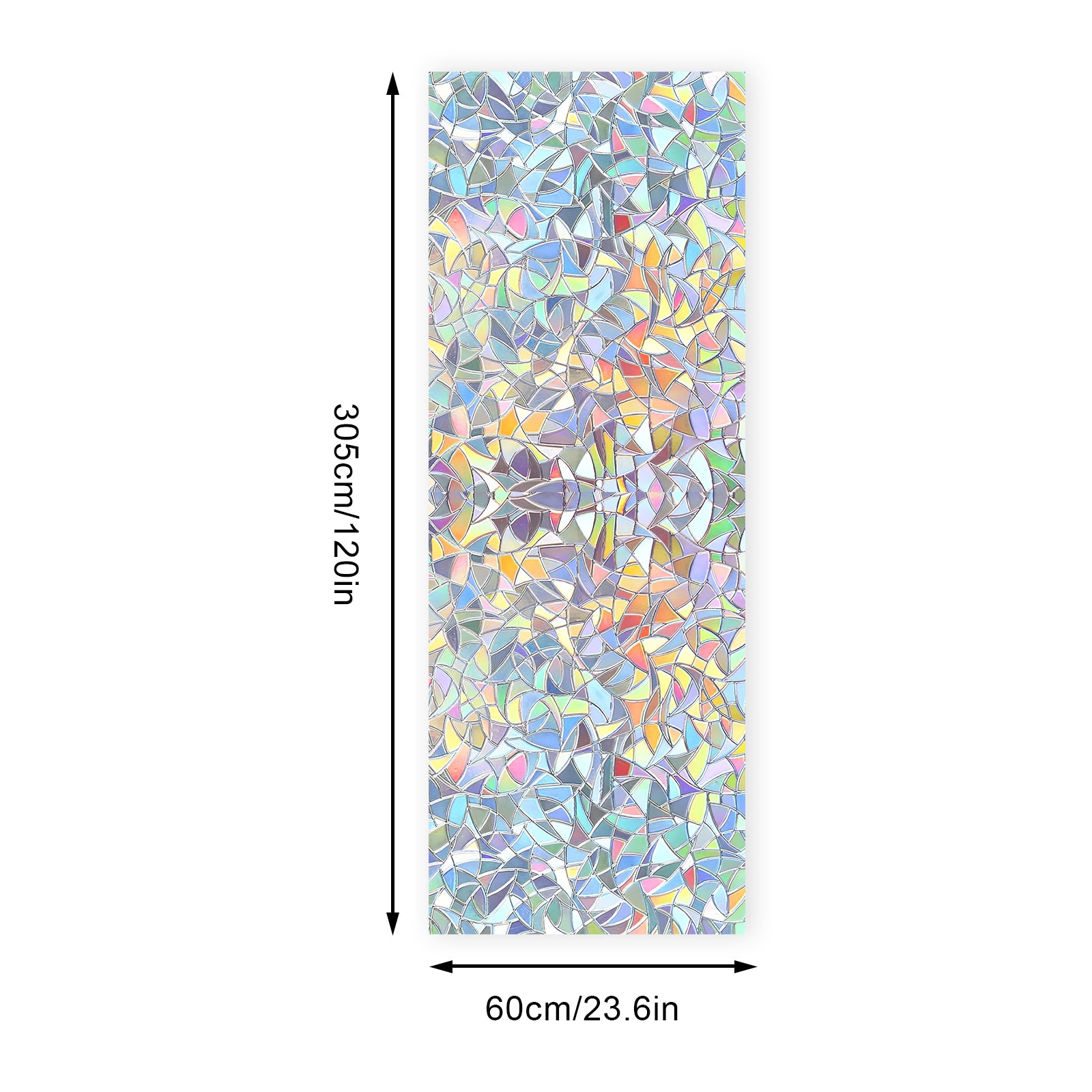 Murgall Film adhésif pour fenêtre laser uni 60 x 305 cm 1 rouleau