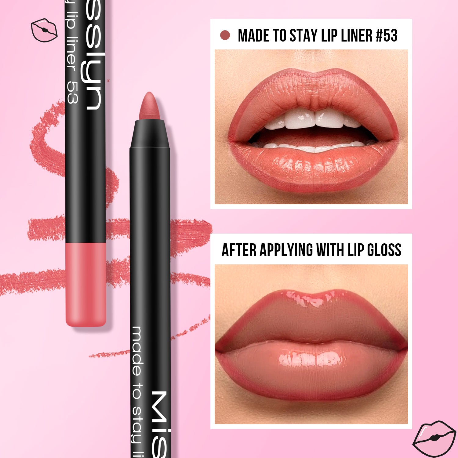 Misslyn Crayon contour des lèvres longue tenue 53