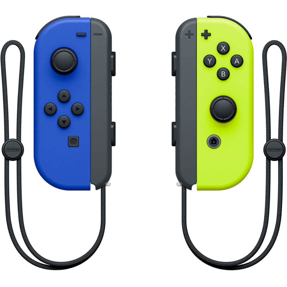 Nintendo Paire de manettes Joy-Con pour Switch - Bleu / Jaune néon