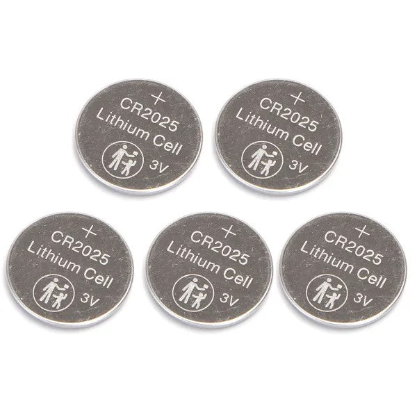 Aigostar Piles bouton CR2025 3 V - Lot de 5