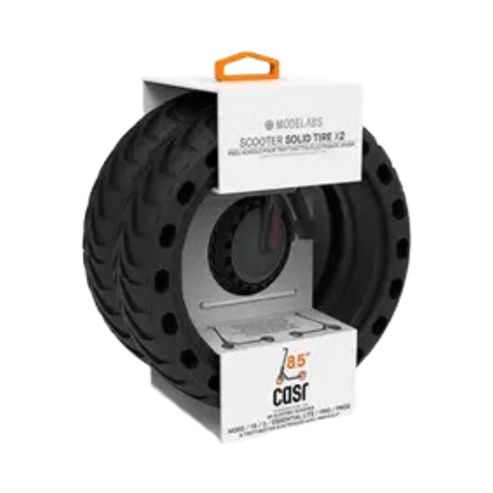 PACK 2 PNEUS ALVEOLES pour MISCOOT Noir