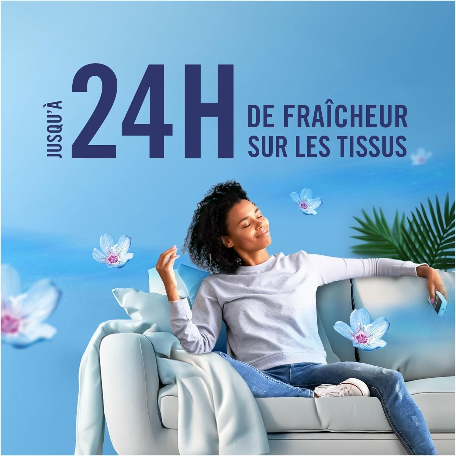 FEBREZE Spray désodorisant textile fraîcheur linge 385ML