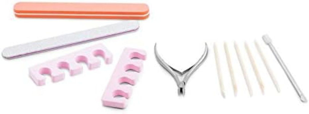 YOGHI Like+ - Kit de Manucure et Pédicure avec Lampe LED 12 W et 12 Accessoires