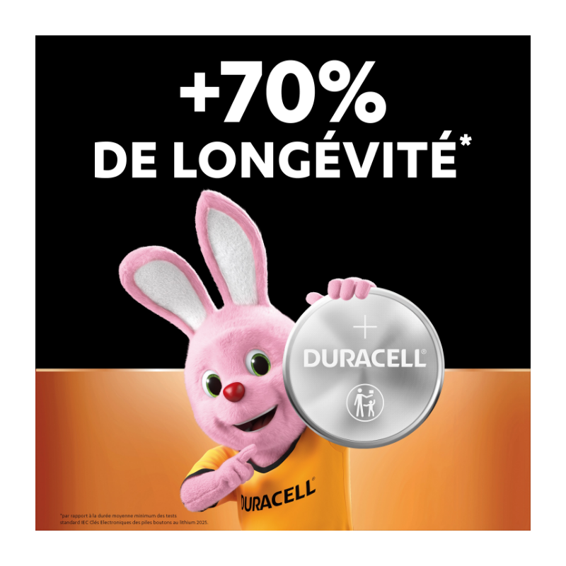 DURACELL CR2016 Lot de 8 piles boutons au lithium 3 V, longue durée garantie, technologie sécurité enfant, pour clés électroniques / télécommandes / montres fitness
