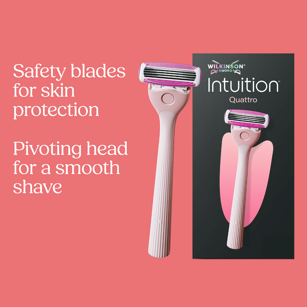 WILKINSON SWORD Intuition Quattro - Rasoir Pour Femme - 1 Recharge