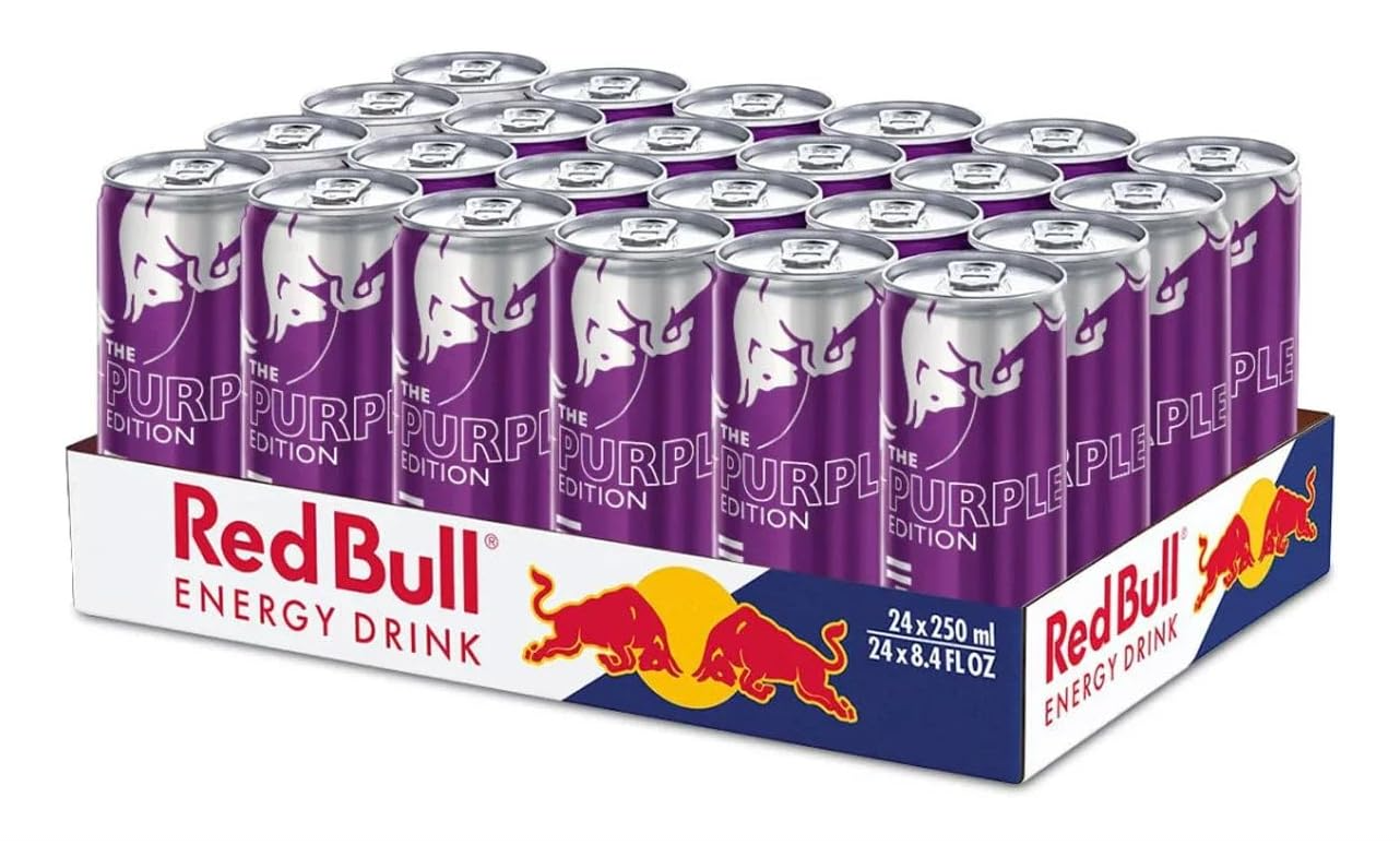 Red Bull Boisson énergisante L'Édition Violette 24 x 25 cl