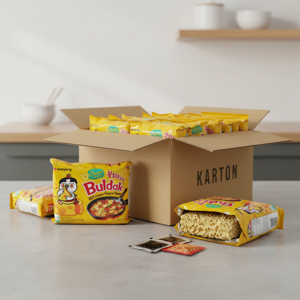 SAMYANG Buldak Nouilles instantanées saveur poulet épicé et fromage - 40 x 140 g