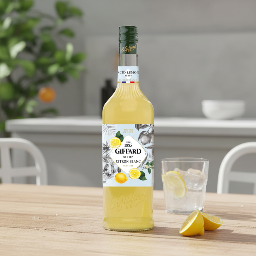 GIFFARD Sirop saveur citron blanc - 1 L