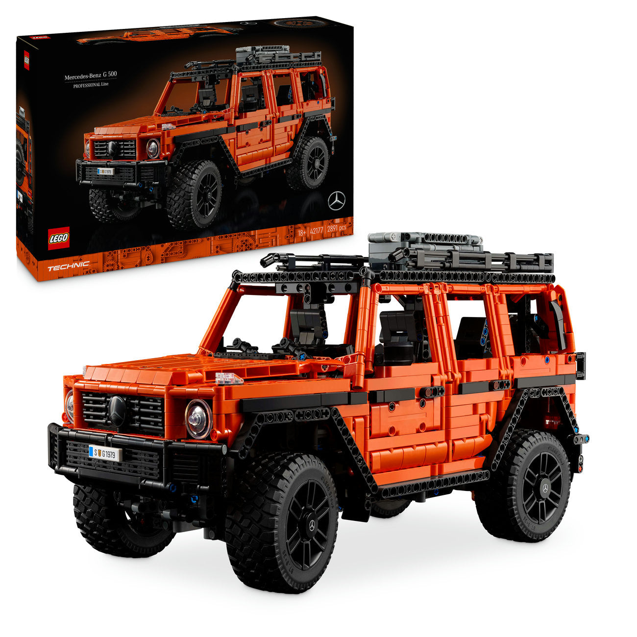 LEGO Technic Mercedes-Benz G 500 PROFESSIONAL Line 42177 Set de Construction (1 875 Pièces)