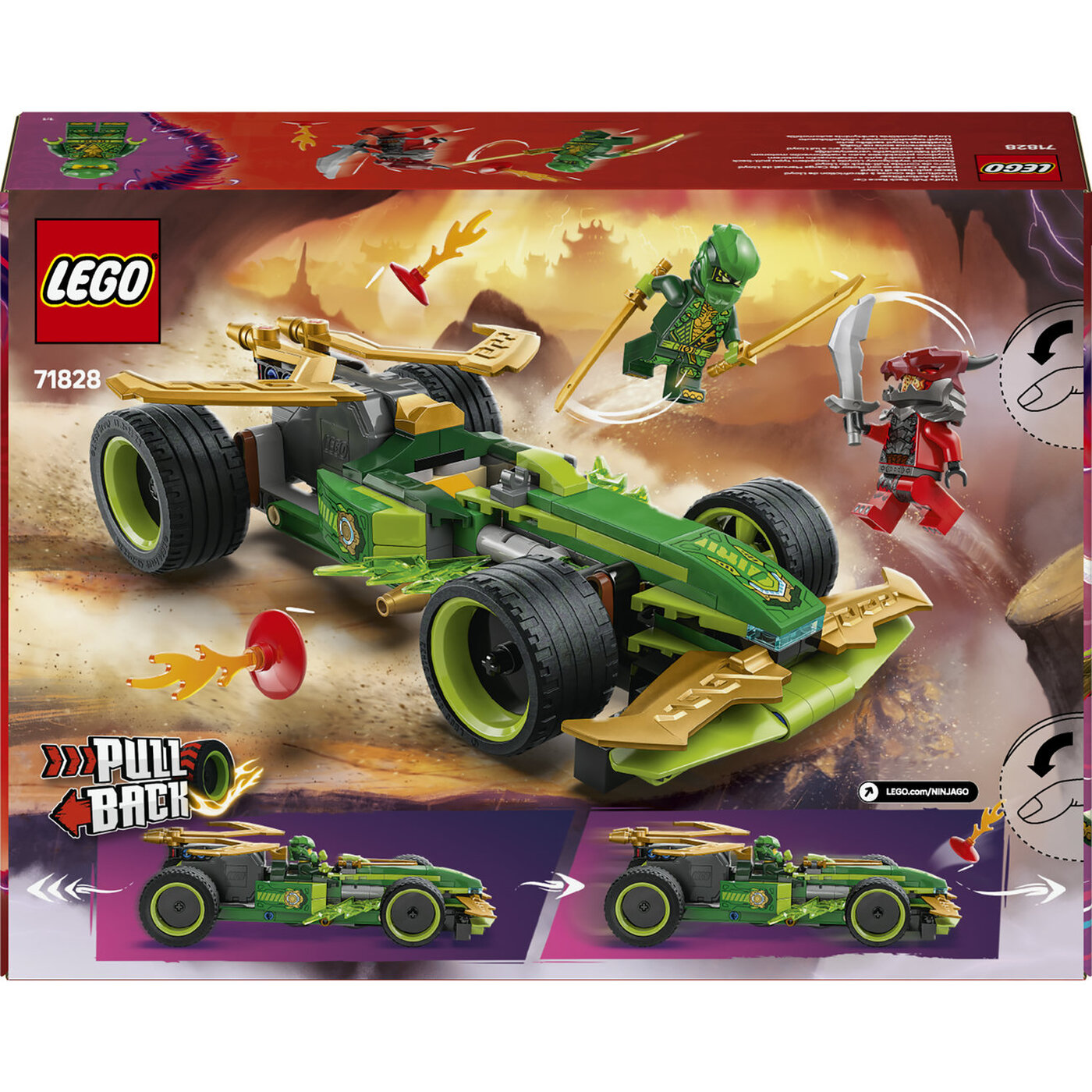 LEGO Ninjago 71828 La voiture de course à rétrofriction de Lloyd