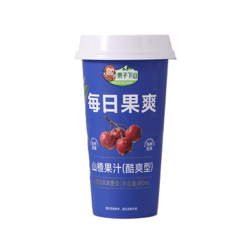 Guozixiashan Boisson au jus d’aubépine (type rafraîchissant) 410 ml