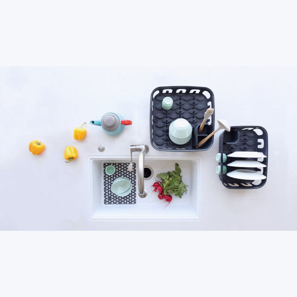 CURVER Egouttoir ESSENTIALS 12 assiettes 39.1 x 39.1 x 10.9 cm