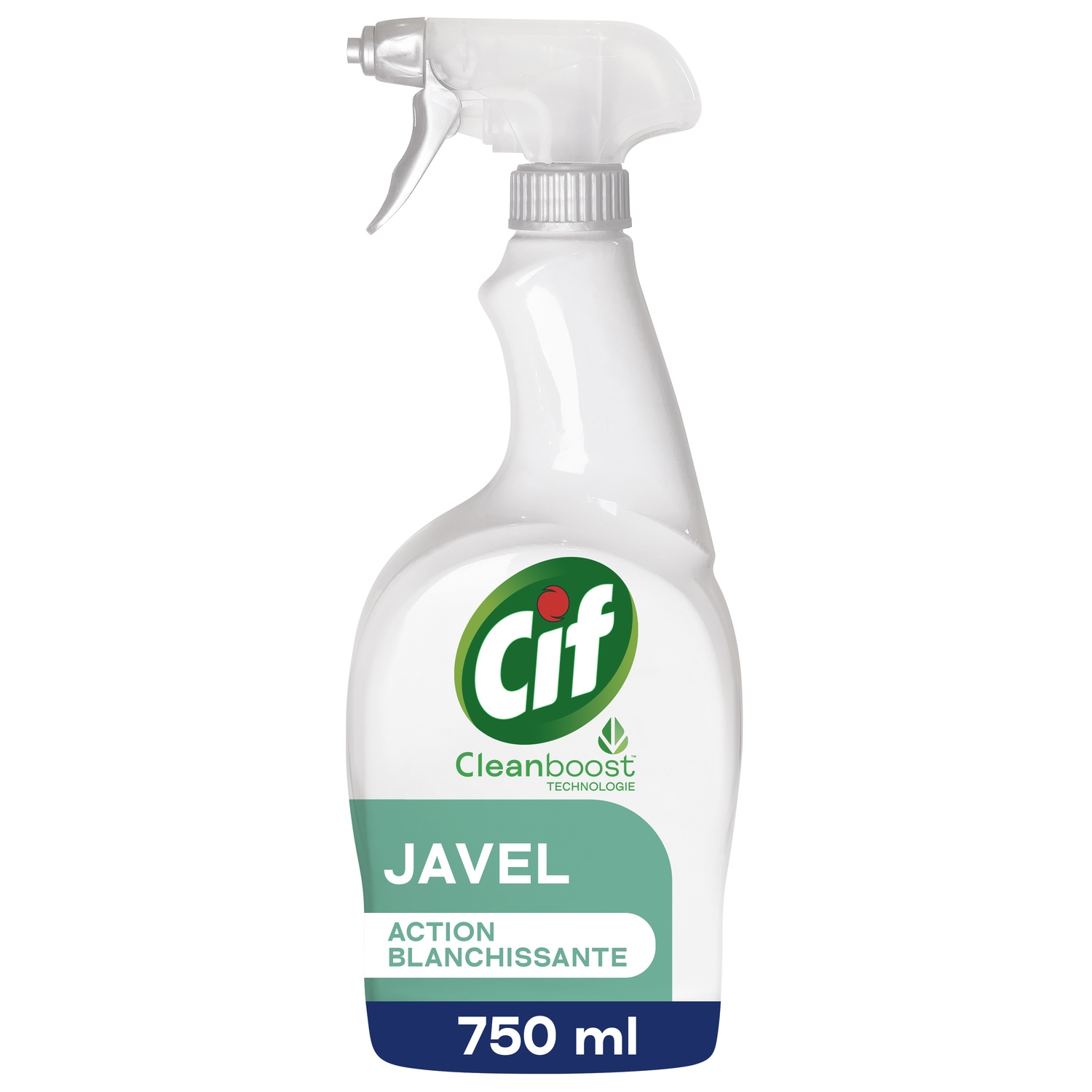 Cif Spray Nettoyant Multi-Usages, Formule Javel, 750 ml